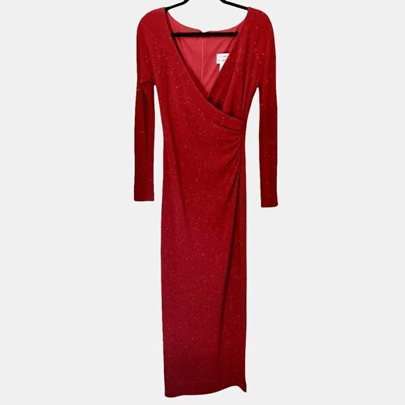 Vintage Victor Costa Floor Length Shimmer Evening Gown - Picture 1 of 7